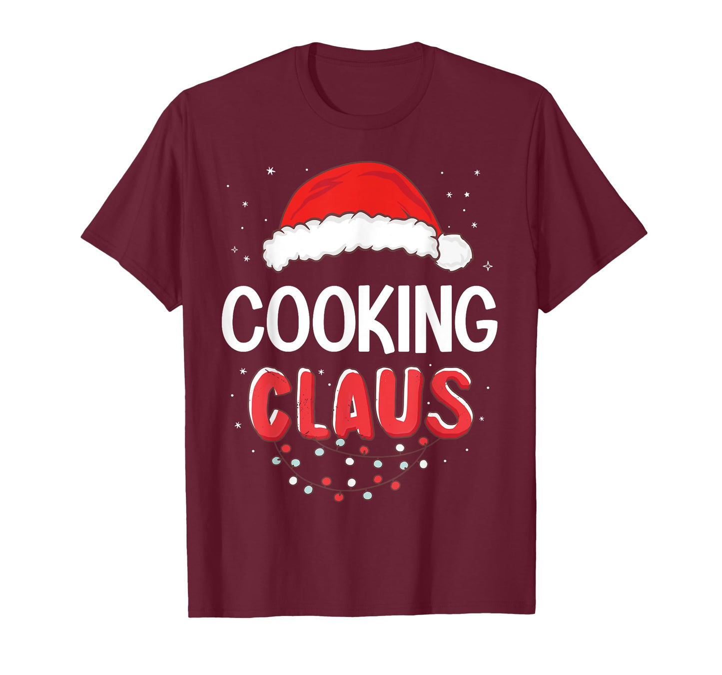 Cooking Santa Claus Christmas Matching Costume T-Shirt