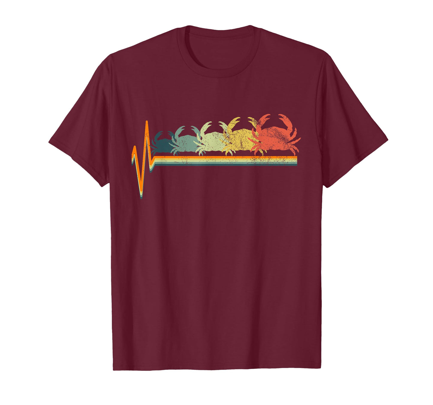 Crab Crabs Heartbeat Gift Vintage T-Shirt