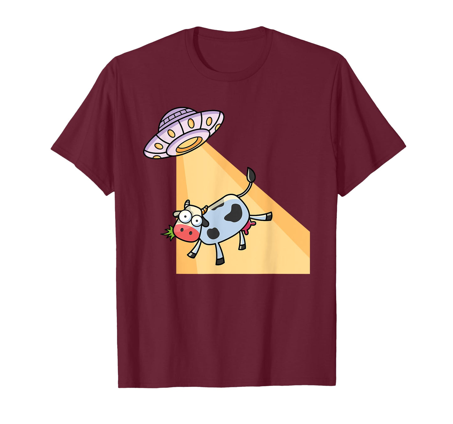 Cow UFO Alien Abduction Farm Animal Cow Lover T-Shirt