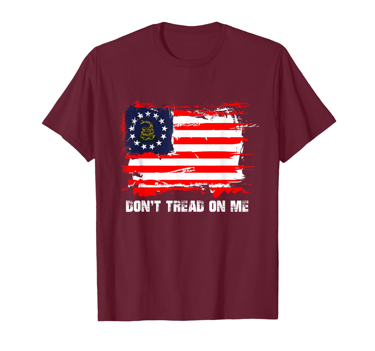 Betsy Ross Flag Don't Tread Patriot On Me T-Shirt