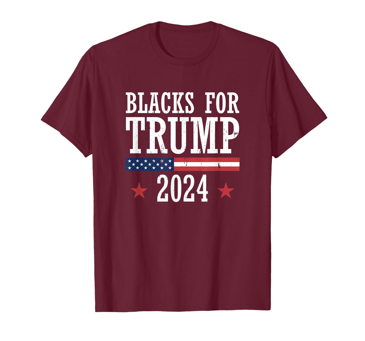 Blacks For Trump 2024 Presidential Election Republican T-Shirt