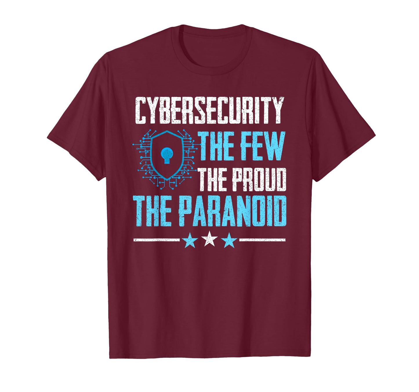 Cyber Security Professional Unisex-Adults Cybersecurity T-Shirt Black Small Crew Neck Short Sleeve Modern T-Shirt