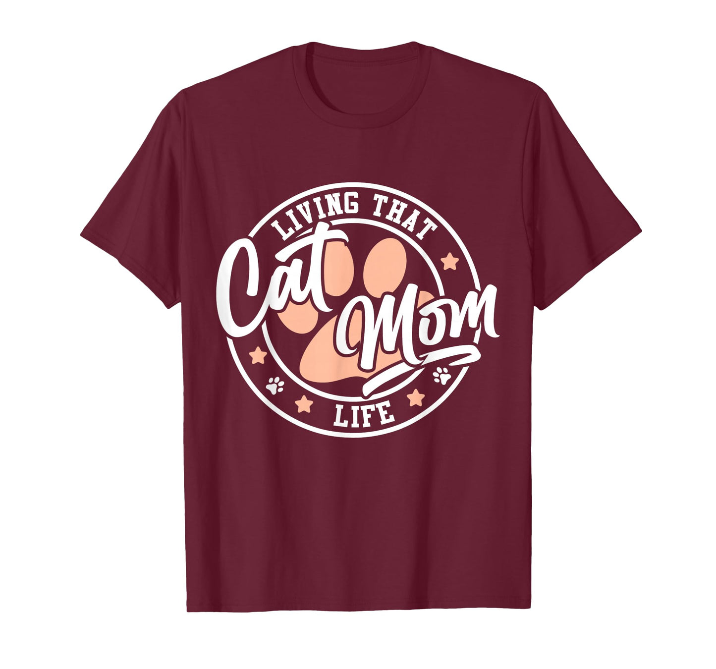 Women Cat Mom Cat Lover Cute Mother's Day Mama I Love My Cat T-Shirt