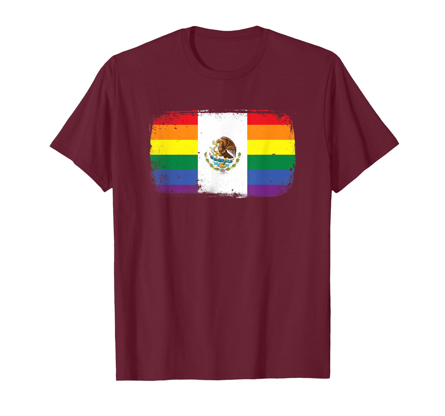 LGBT Pride Rainbow Mexican Flag T-Shirt