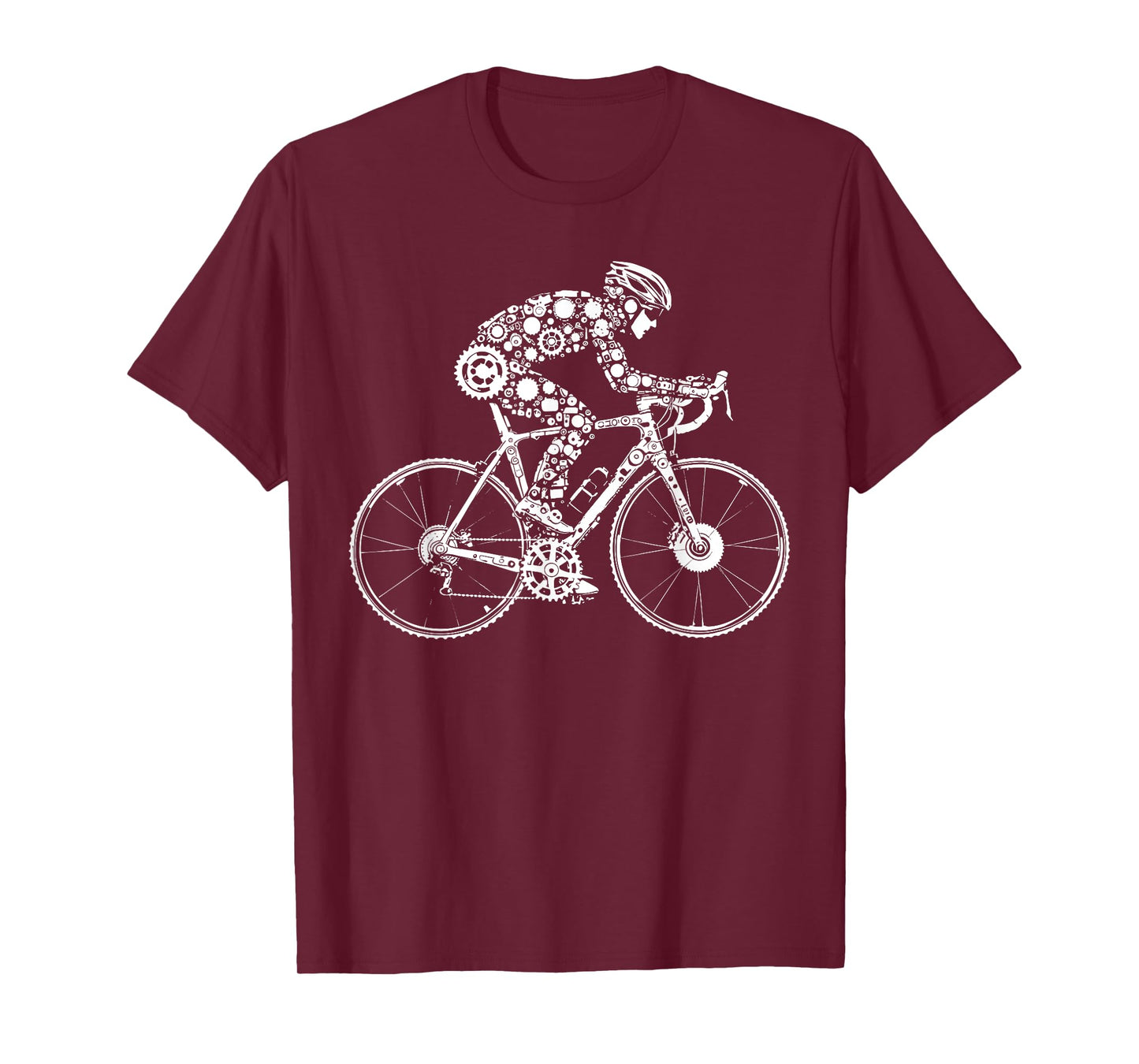 Cycling Mechanic Road Bike Rider Cyclist Biking Gears Racer T-Shirt