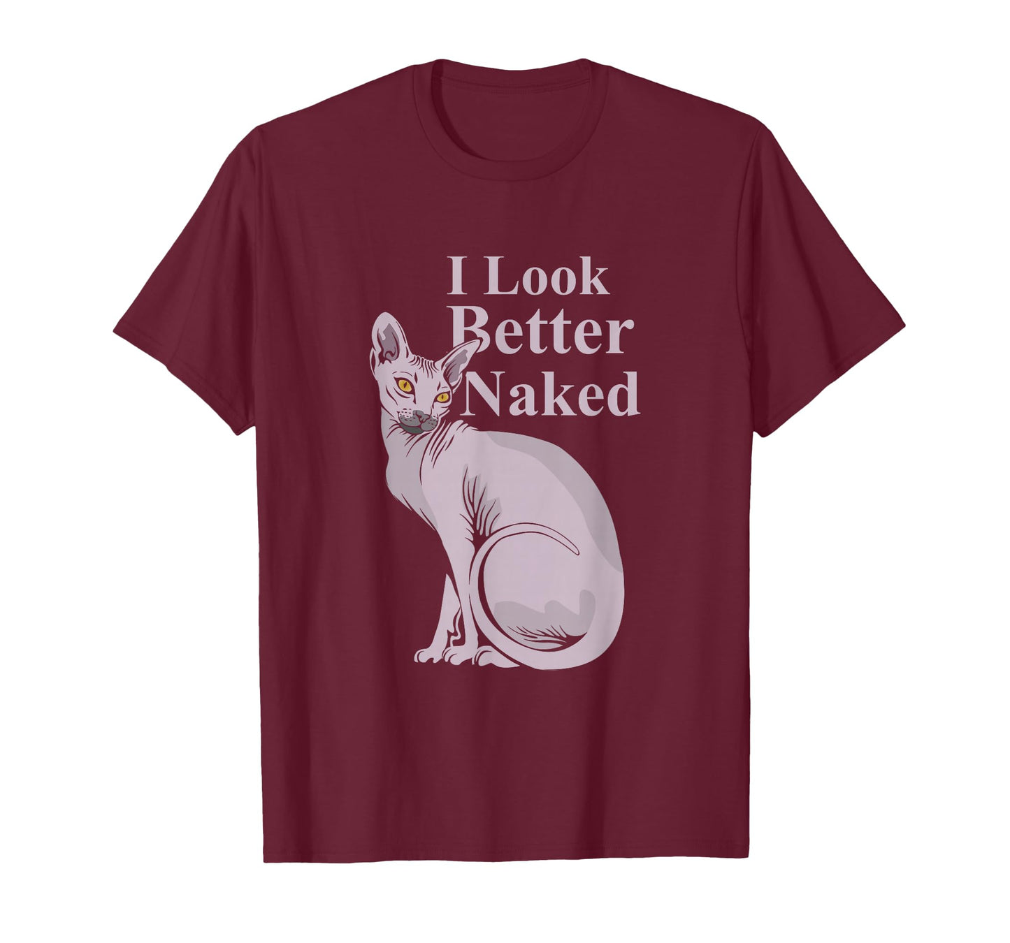 Sphynx Naked Funny Cat T-Shirt Kitten Gift T-Shirt