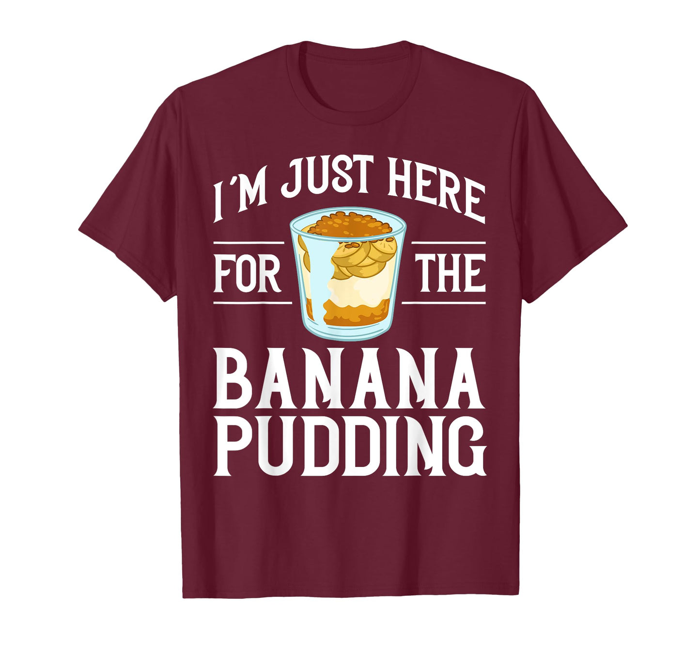 Banana Pudding Recipe Ice Cream T-Shirt for Men Women Girls Kids