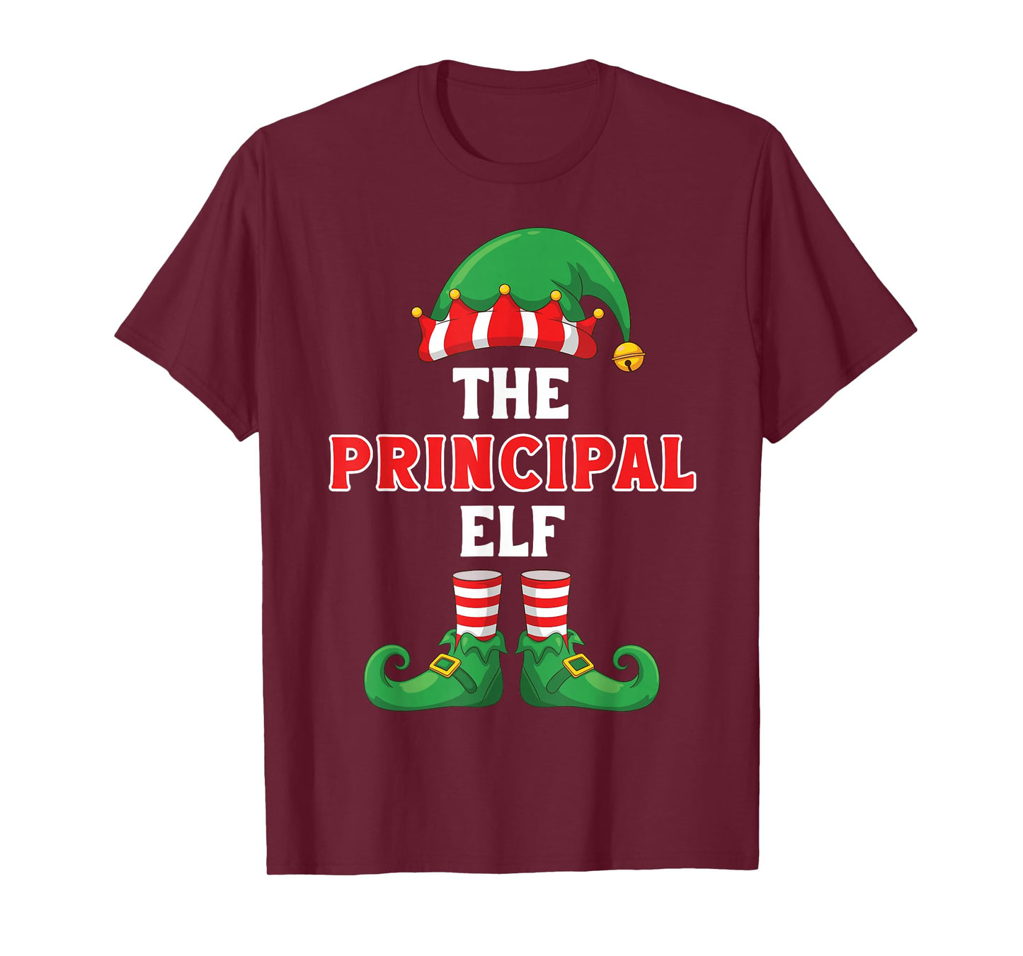 The Principal Elf Christmas for Principal School Party T-Shirt