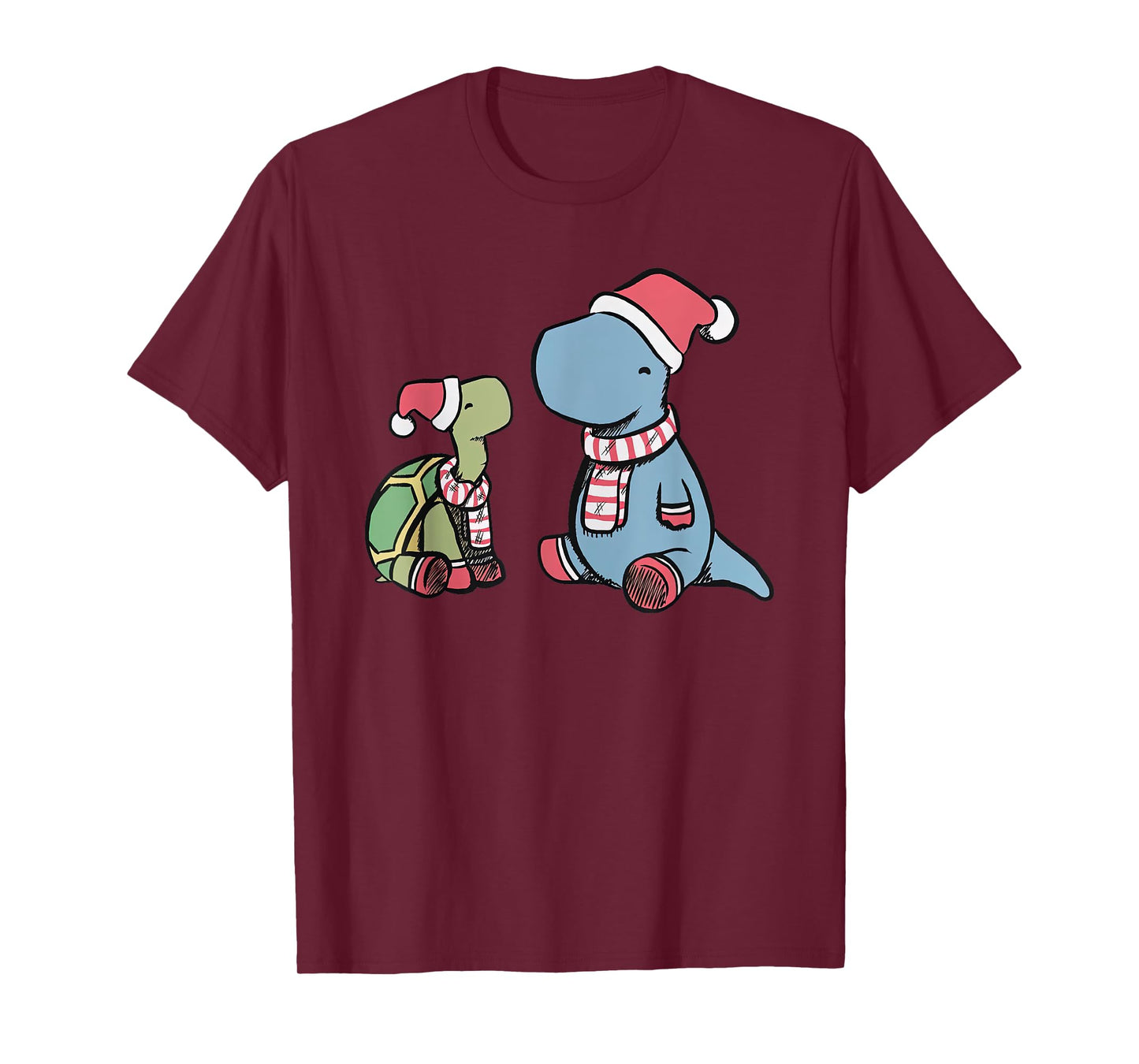 Christmas Tortoise Dino T-Shirt
