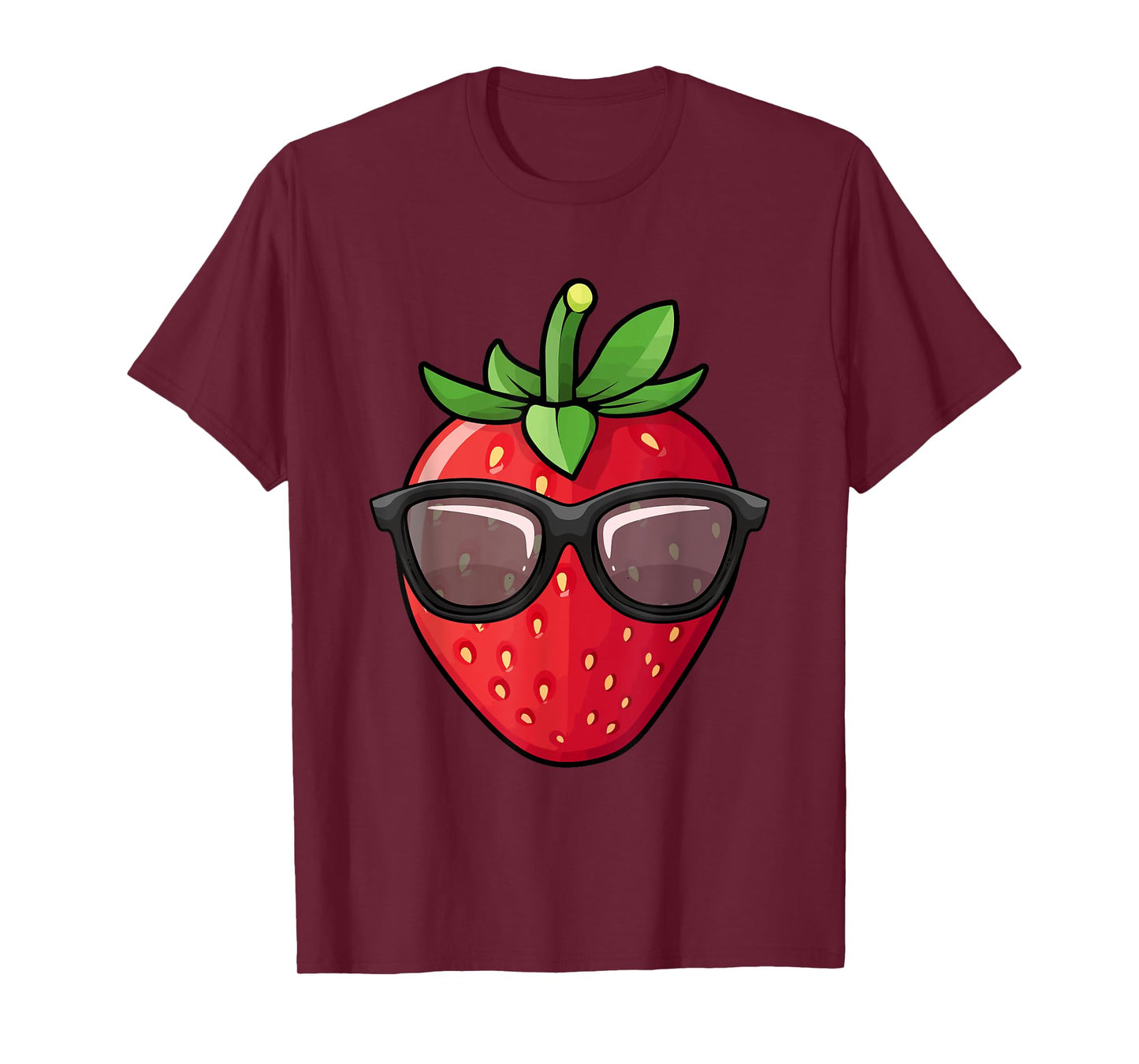 Cool Strawberry Design For Men Women Kids Strawberry Lover T-Shirt
