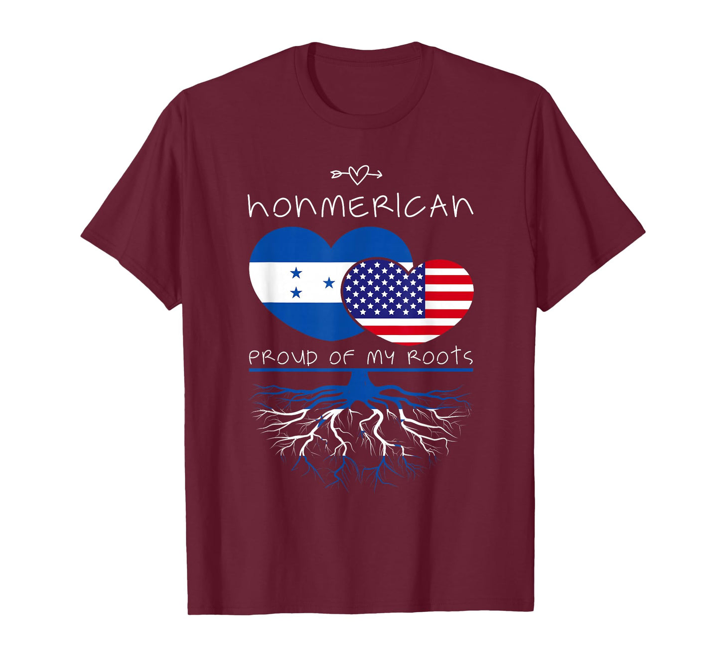 Honduras USA Proud Of Both Countries Honmerican T-Shirt