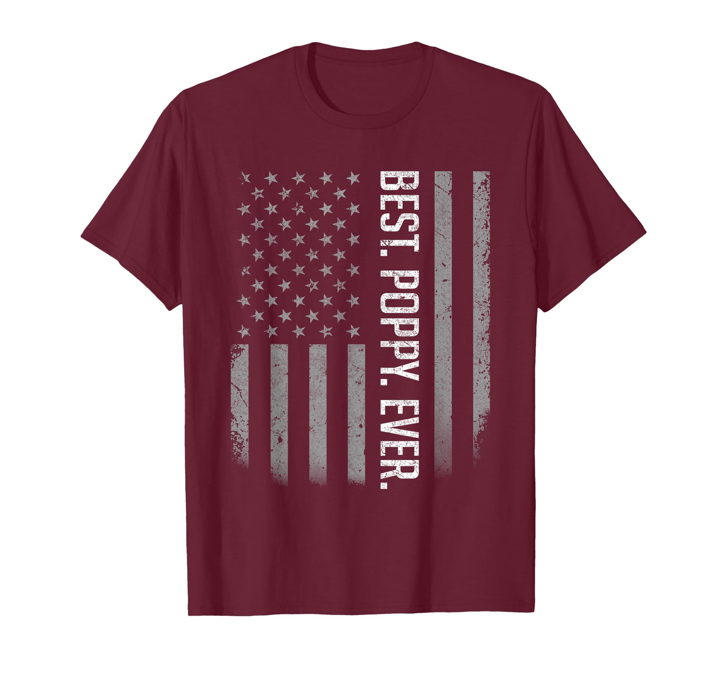 Best Poppy Ever US American Flag Shirt Gift For Father's Day T-Shirt for Men