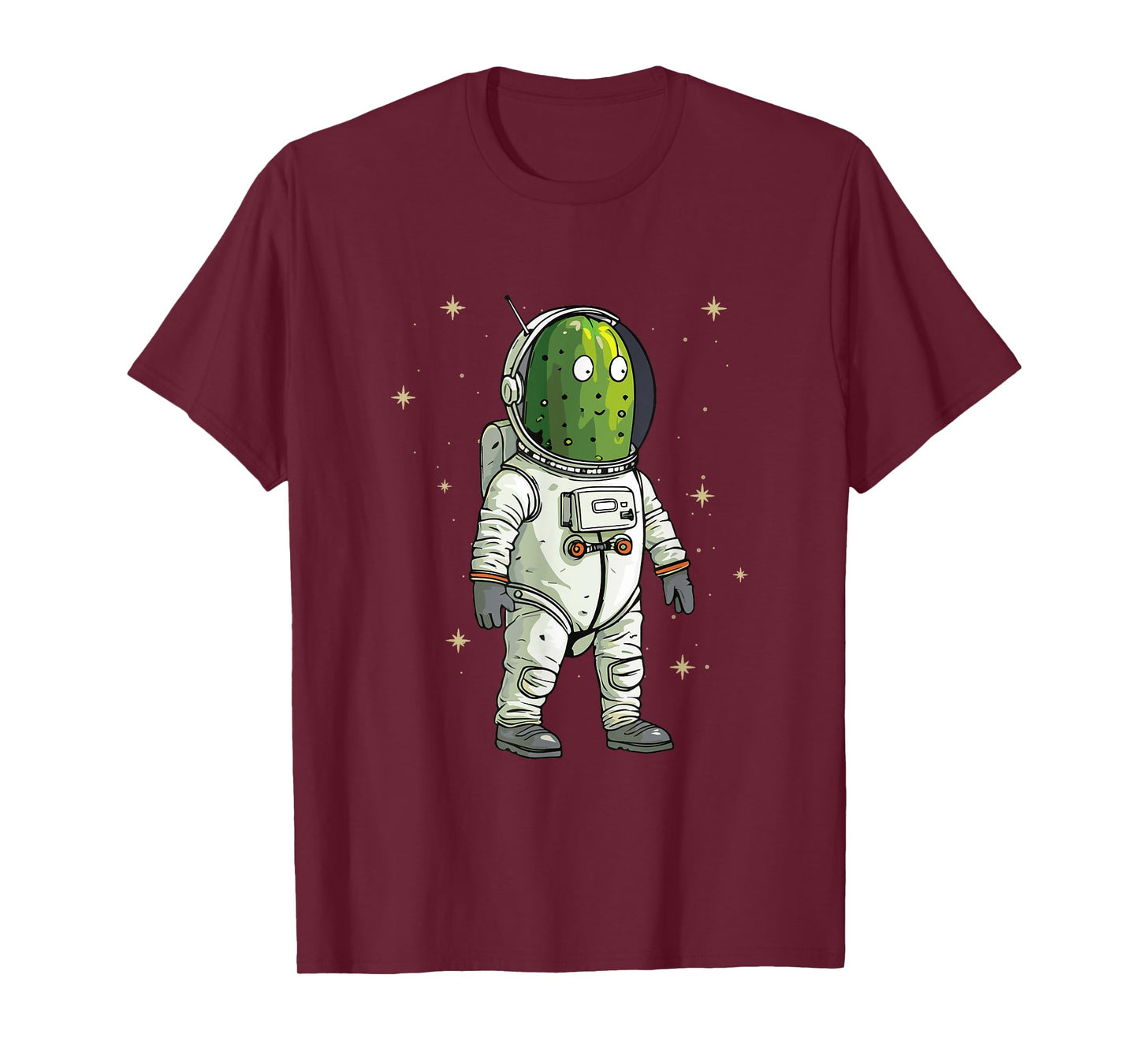 Cute Pickle in Space Universe Spaceman T-Shirt