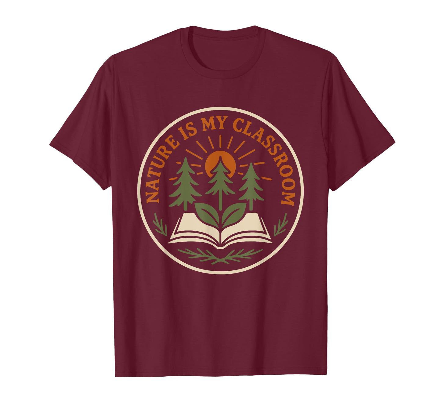 Forest School Teacher Outdoor Nature Educator Wild Learning T-Shirt