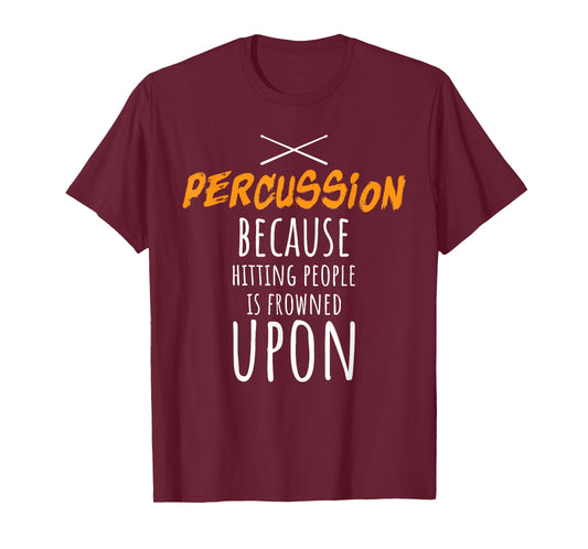 Drummer Gift Playing Drums Percussion Mallet Percussionist T-Shirt