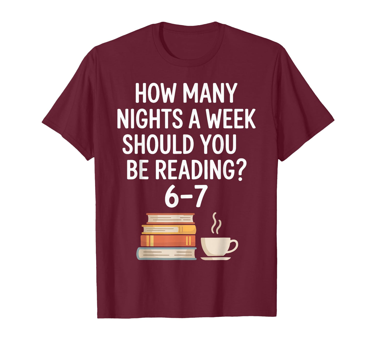 Funny Reading 6 7 Six Seven Meme English Teacher Book Lover T-Shirt