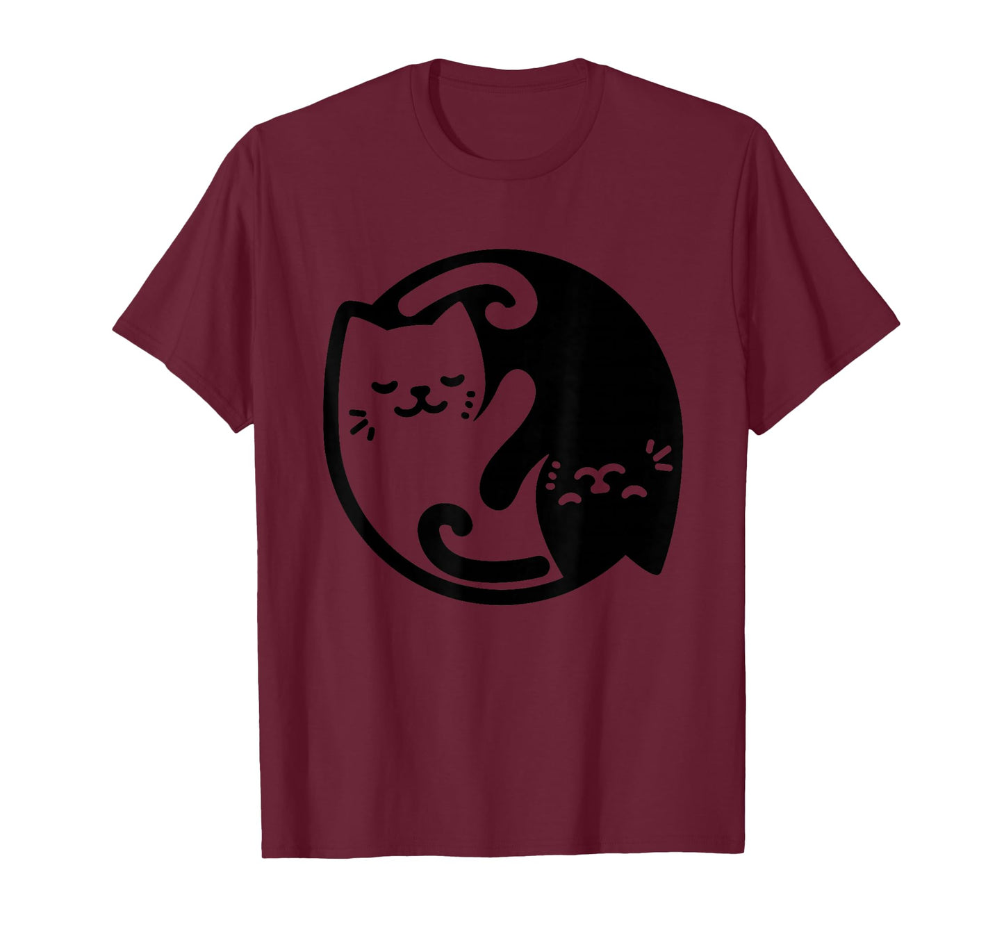 Cute Cat Yin And Yang For Cat Mommies T-Shirt