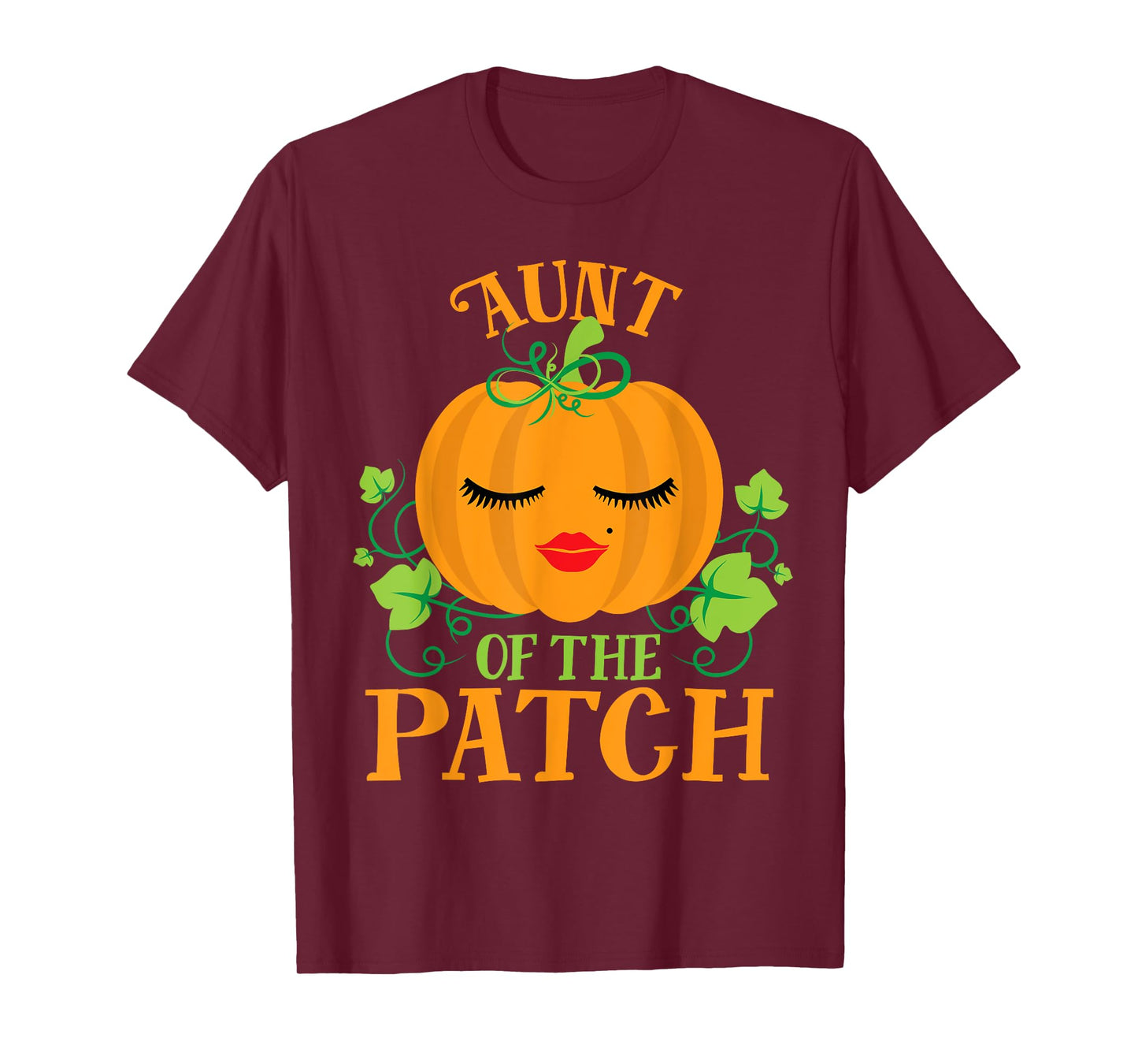 Aunt Pumpkin of the Patch Sassy Matching Family Halloween T-Shirt
