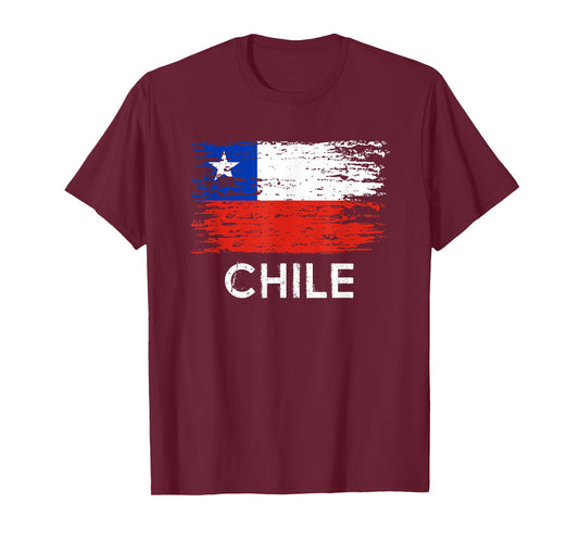 Chilean Flag Pride Vintage Chilean Root Gift Chile T-Shirt