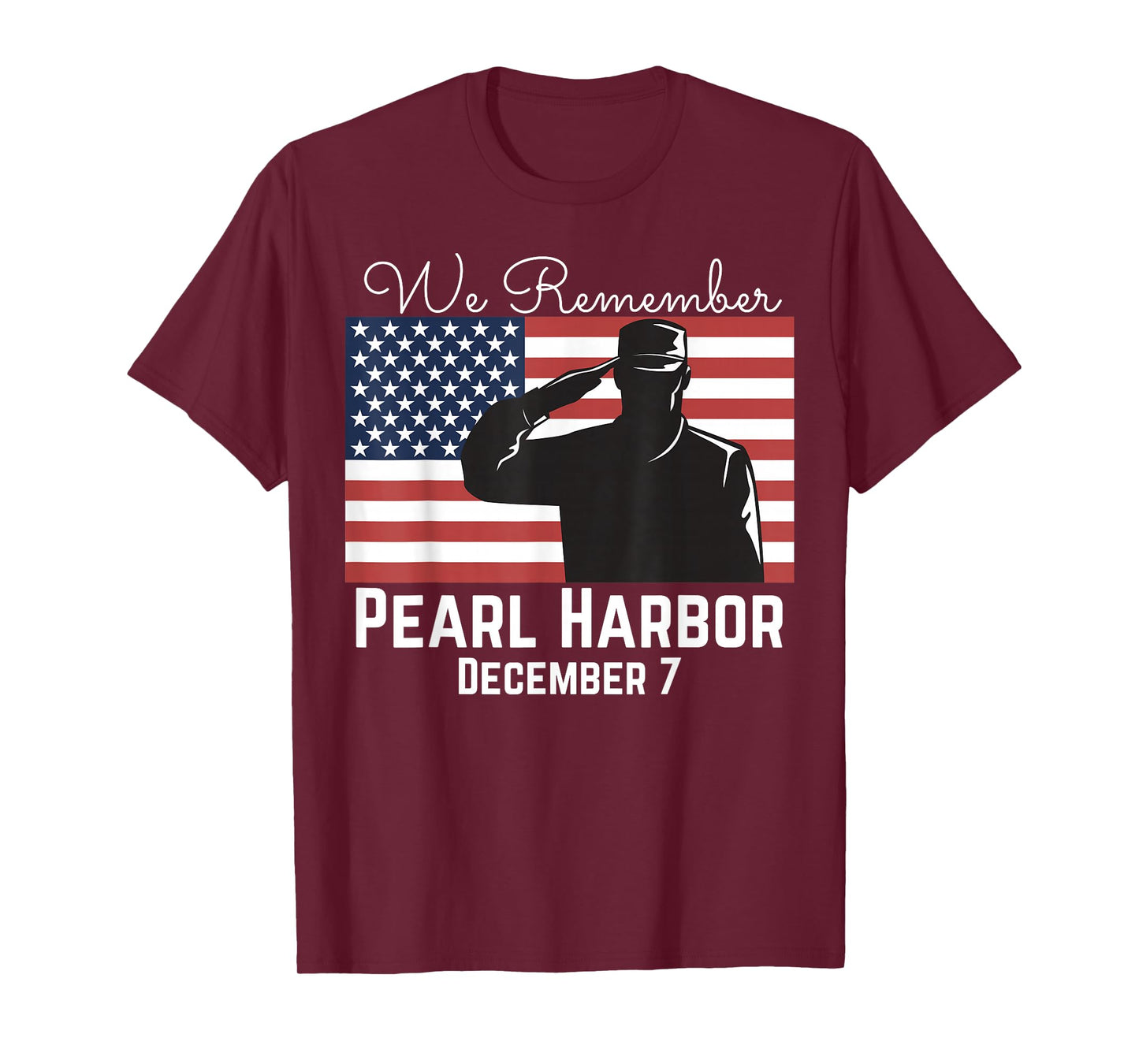 "We Remember Pearl Harbor" American WWII Pearl Harbor Tee T-Shirt