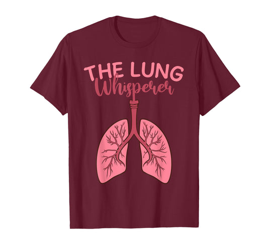 Cool Respiratory Therapy For Men Women Care Week Lung Doctor T-Shirt