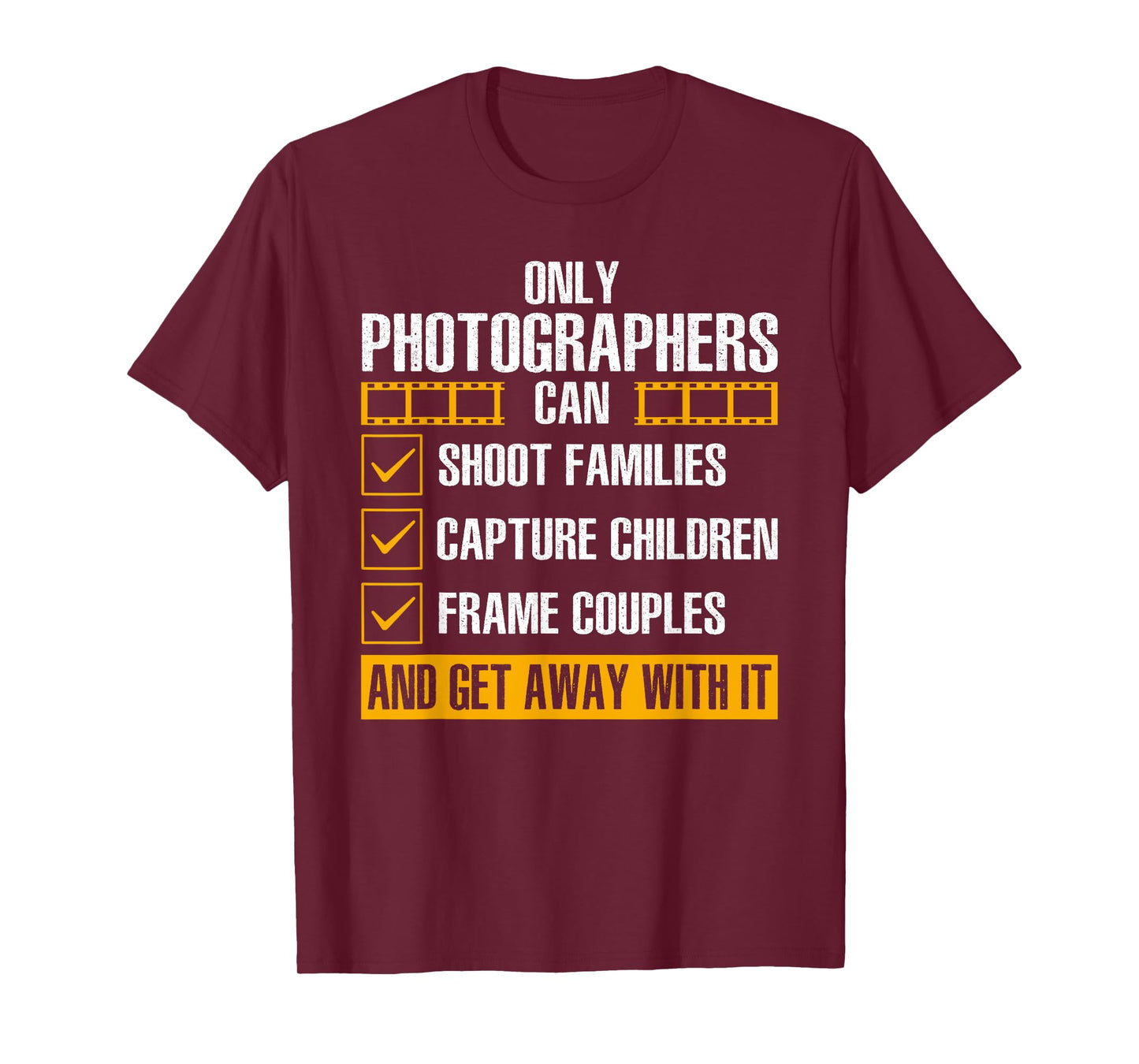 Cool Photographer Art For Men Women Photography Camera Lover T-Shirt