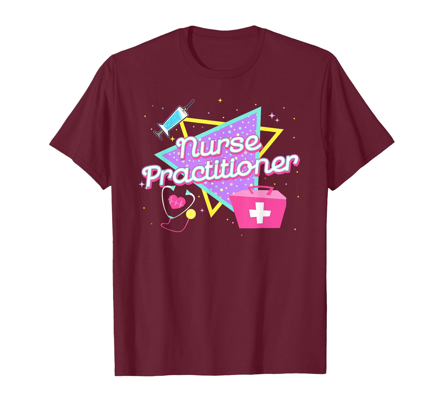 90s Retro Style Nurse Practitioner Shirts For Women Nurse T-Shirt