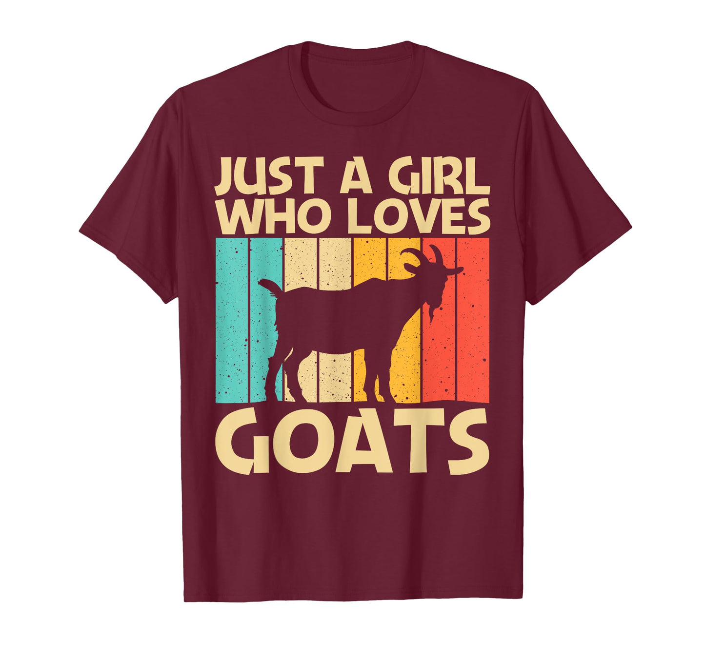 Cool Goat Design For Girls Women Goat Farmer Farming Lovers T-Shirt