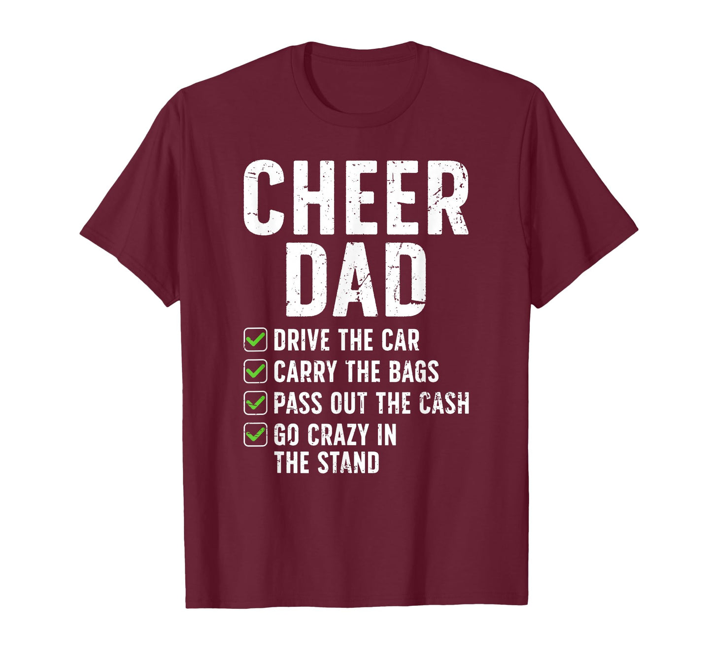 Cheer Dad Funny Cheerleading Dad of A Cheerleader Dad T-Shirt