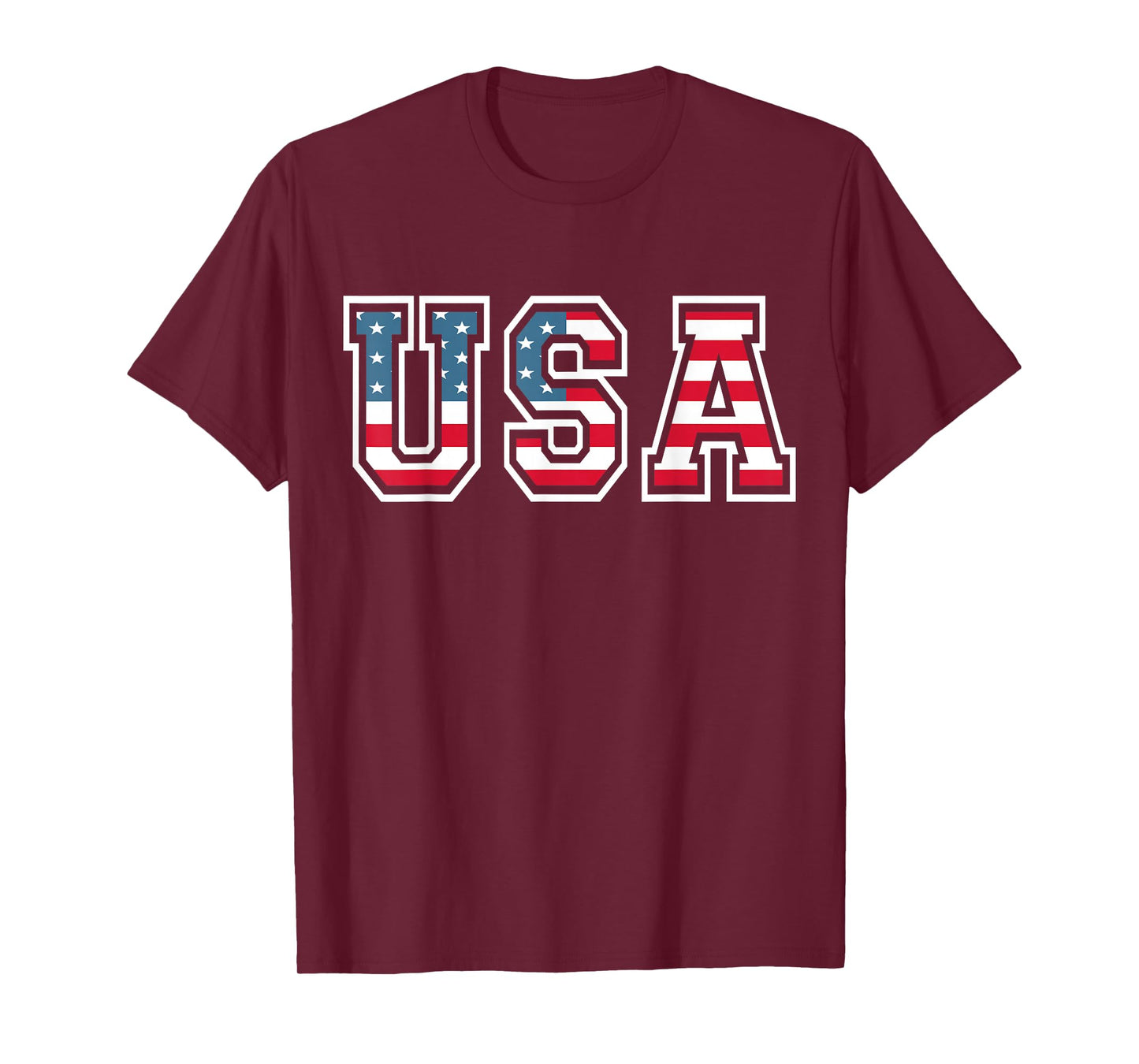 Patriotic USA Flag 4th of July for Men Women Kids Boys Girls T-Shirt