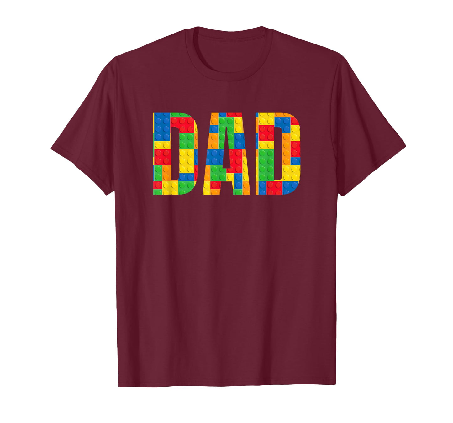 Dad Parent Brick Master Builder Building Blocks Set Family T-Shirt