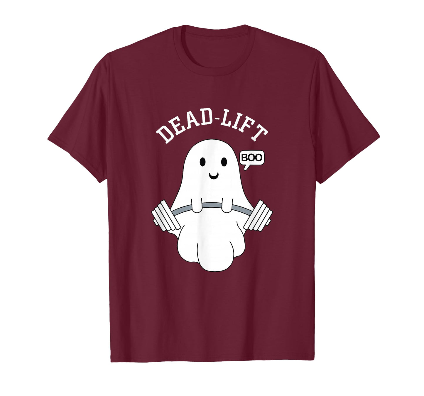 Deadlift Ghost Shirt Funny Halloween Weight Lifting Workout T-Shirt