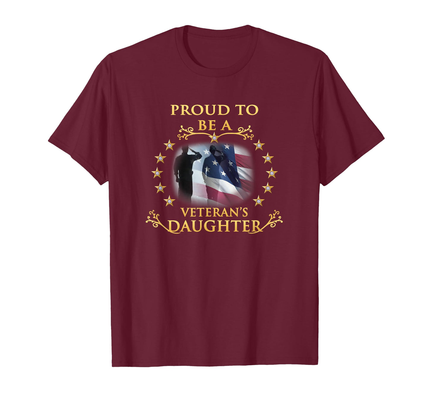 Proud Veteran Daughter Thank You Veterans T-Shirt
