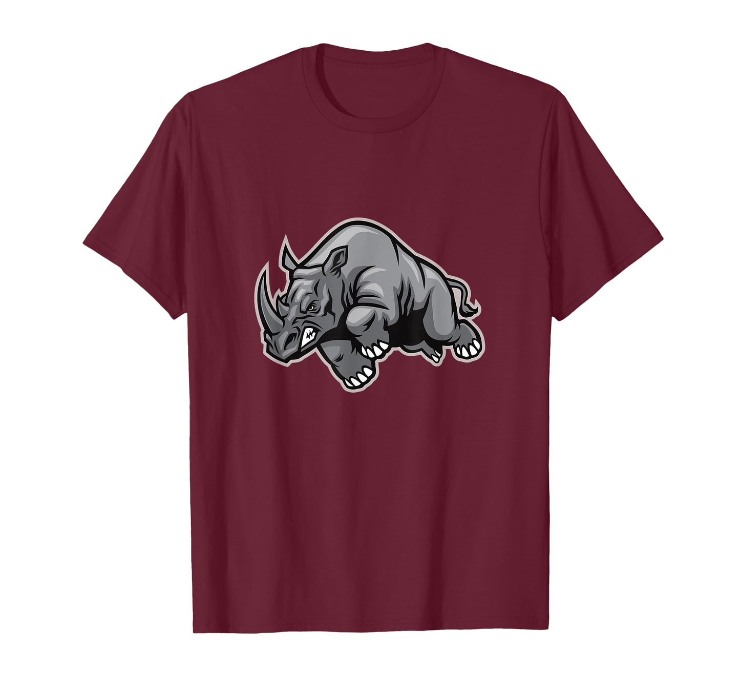 Charging Rhino T-Shirt Chubby Rhinoceros Tshirts For Men Tee T-Shirt