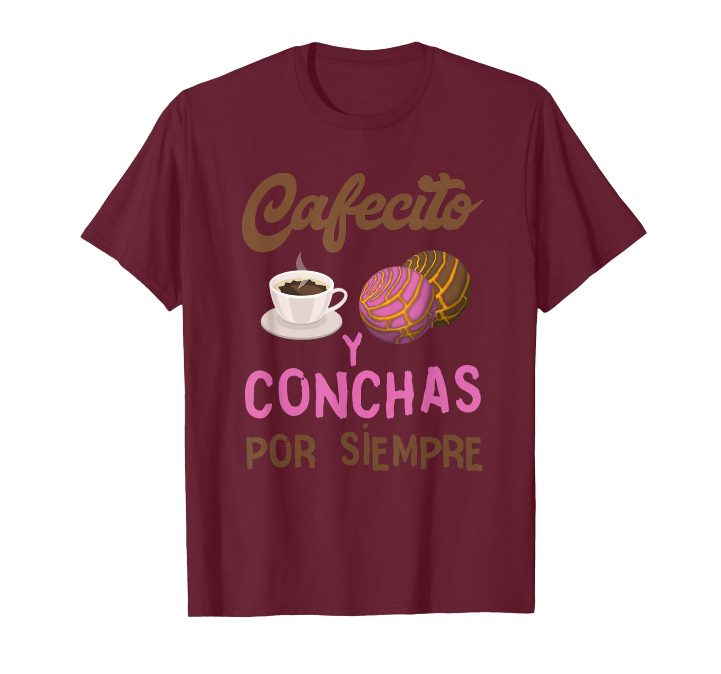 Concha Cafecito Conchas Bread Mexican Candy T-Shirt