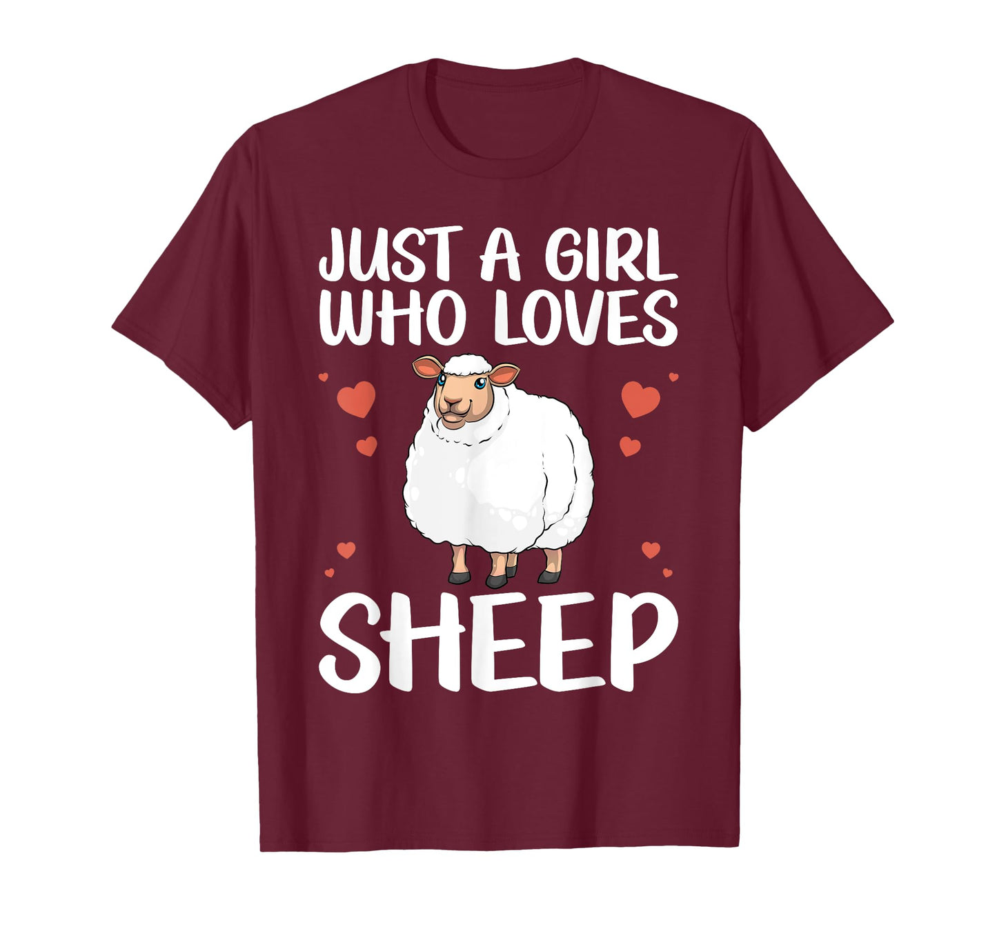 Cool Sheep For Women Girls Kids Love Lamb Sheep Lover Farmer T-Shirt