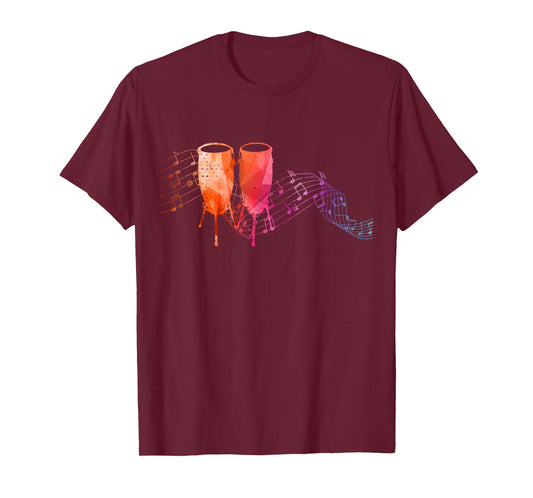 Colourful Conga Sheet Music for Conga Players T-Shirt