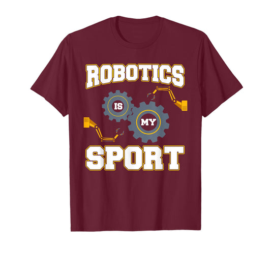 Cool Robotics Art Men Women Robot Engineering Programming T-Shirt