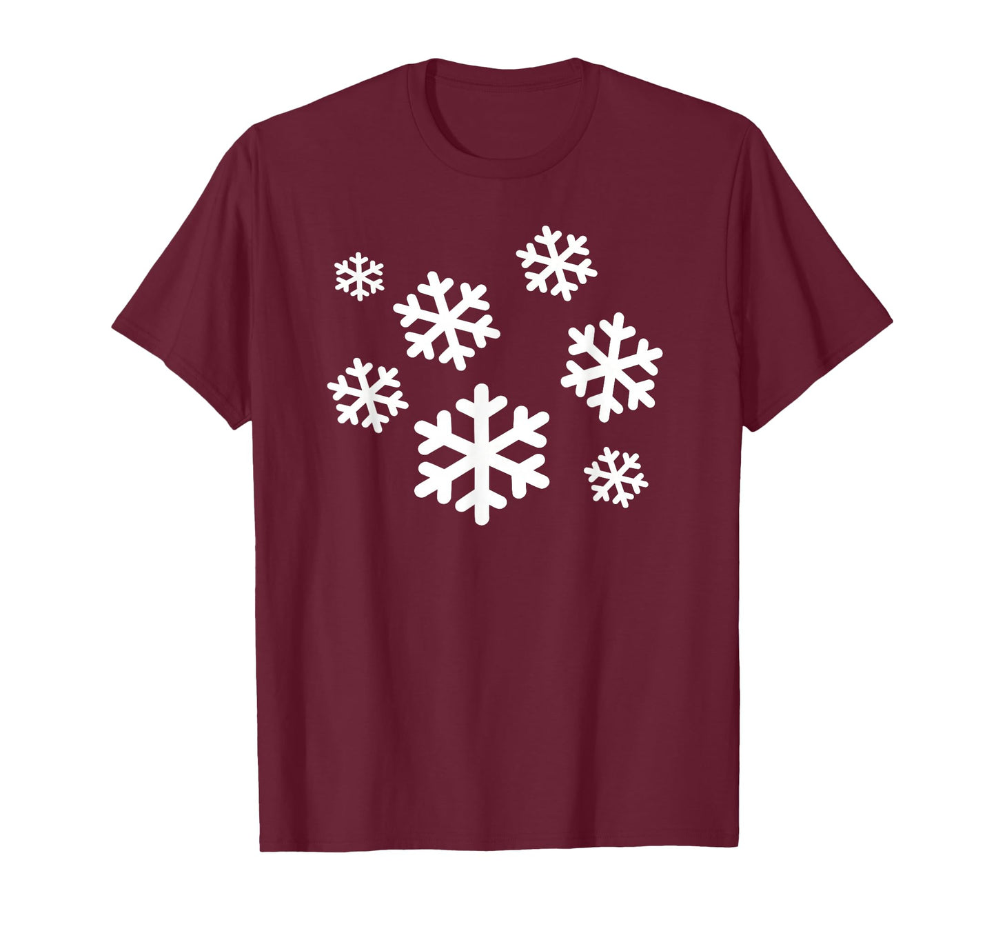 White snowflakes T-Shirt