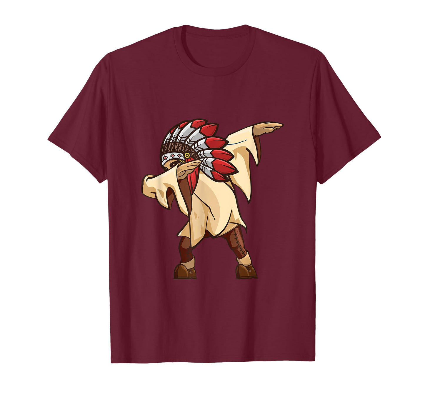Dabbing Indian Chief Native Indigenous Dab Dance T-Shirt