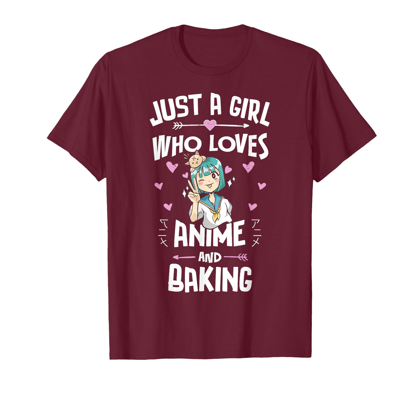 Anime And Baking Gifts for Daughter and Girls T-Shirt