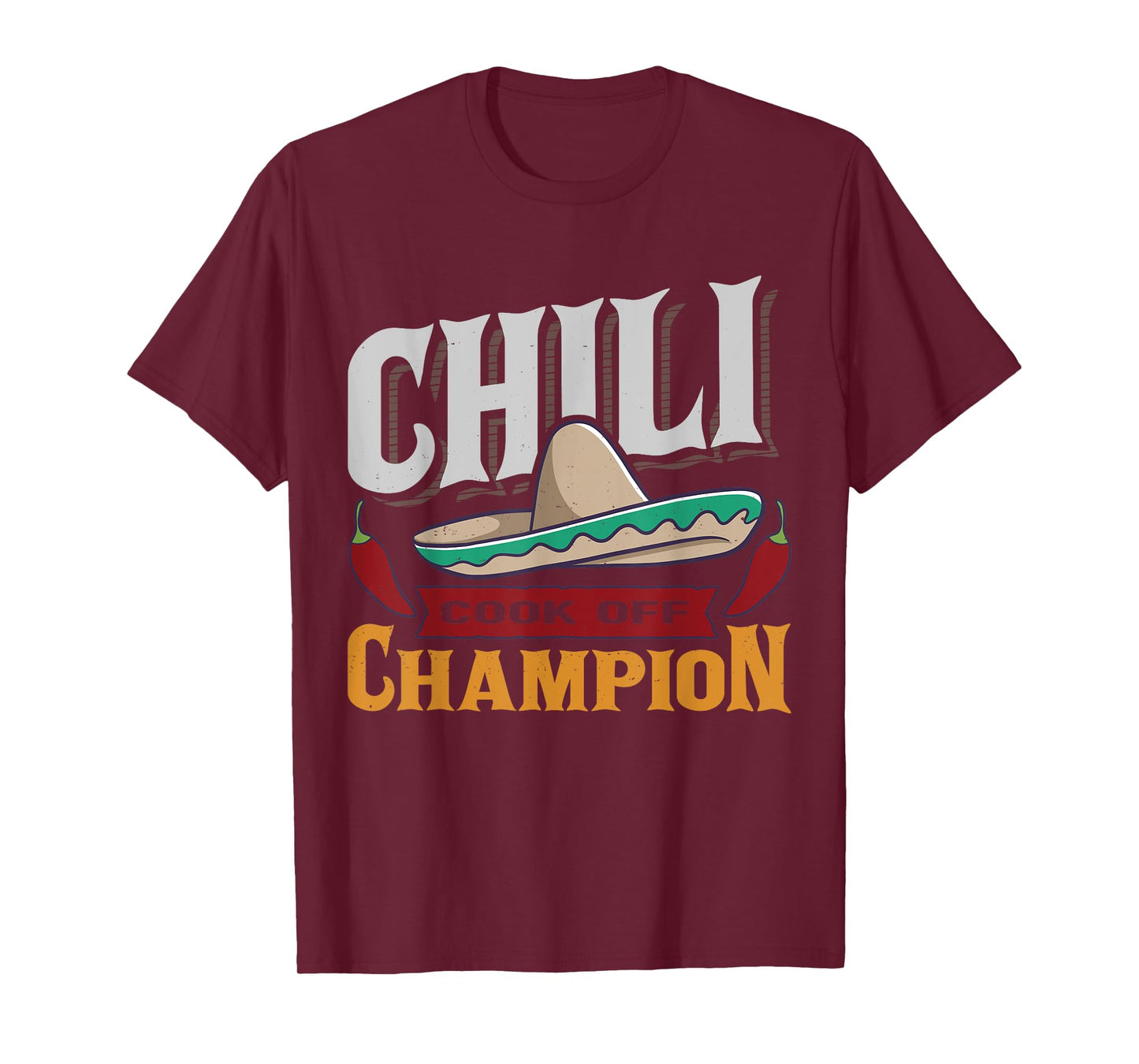 Chili Cook Off Champion Cooking Competition Team Award T-Shirt