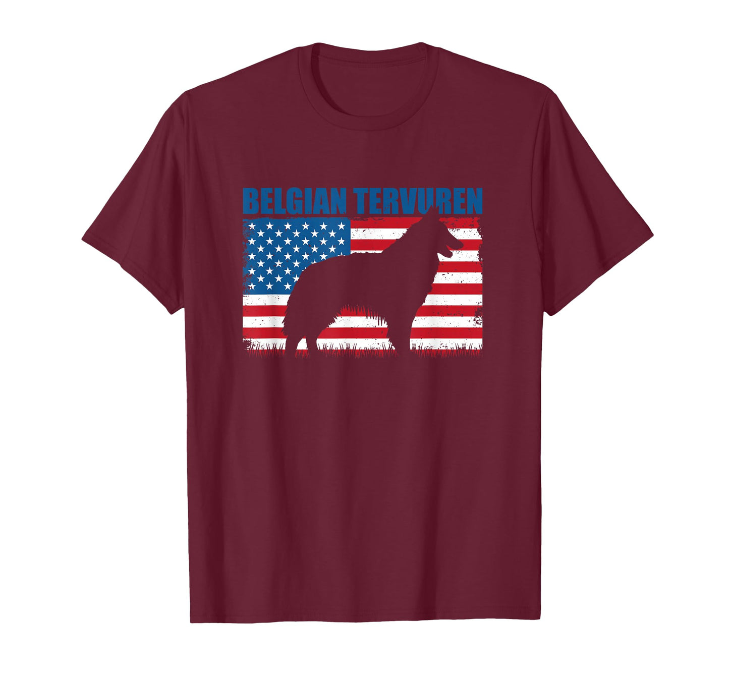 American Flag Belgian Tervuren Women Kids Men T-Shirt
