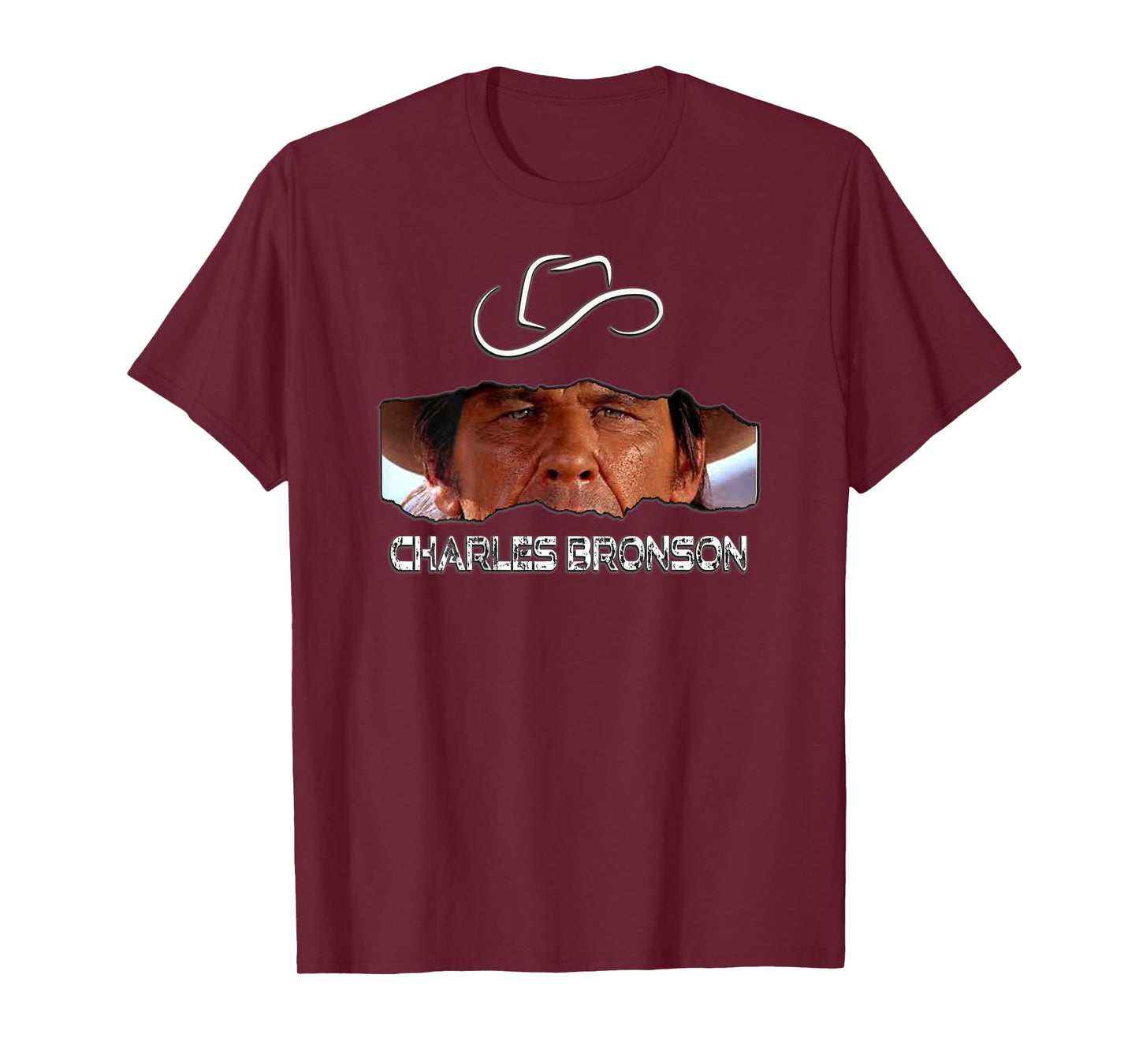 Charles Bronson_001_Back Printed T-Shirt