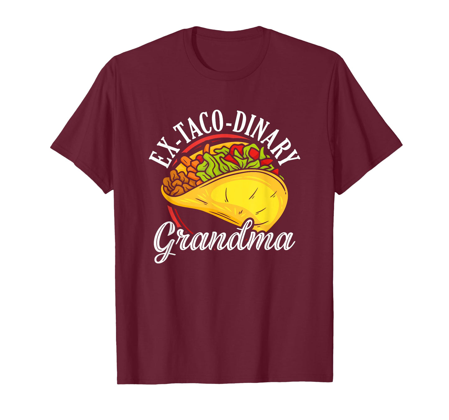 Taco Grandma Mexico Mexican Cinco De Mayo National Taco T-Shirt