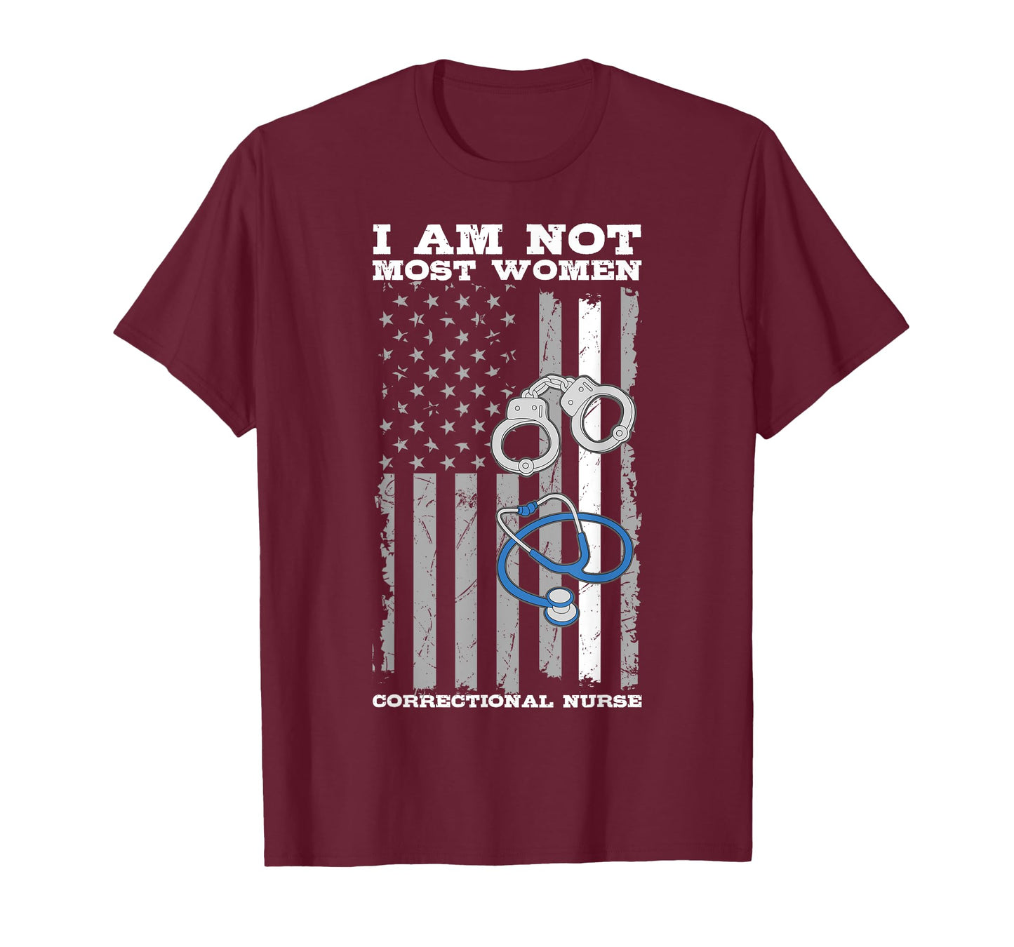 Correctional Nurse USA Flag RN Forensic Nursing 4th Of July T-Shirt