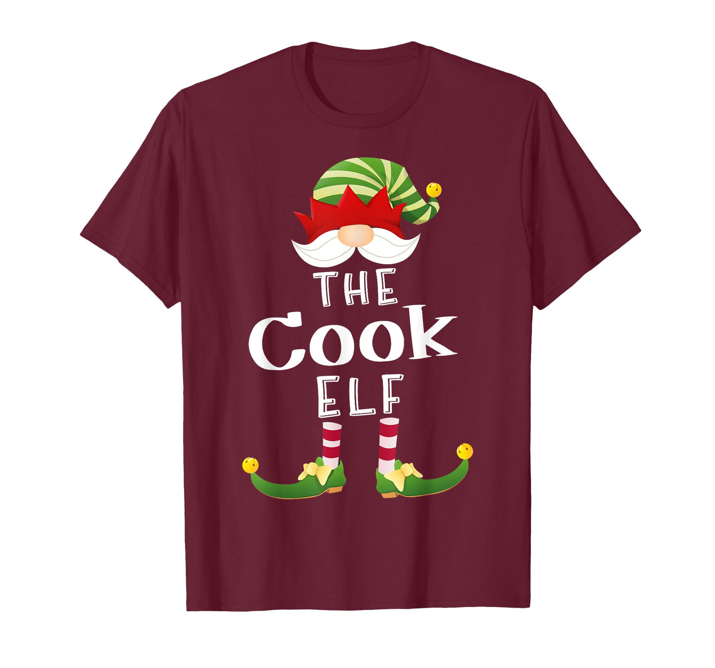 Cook Elf Group Christmas Funny Pajama Party T-Shirt