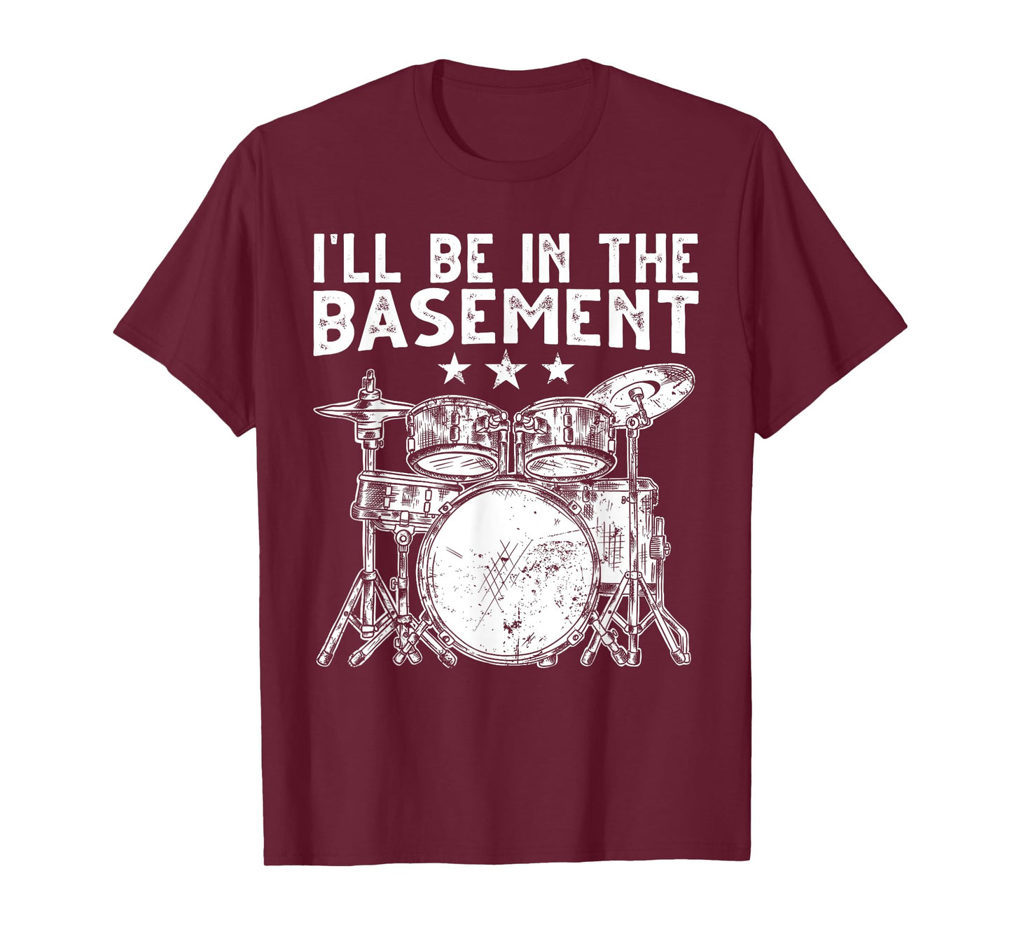 Cool Drumming Design For Men Women Drum Set Drumming Drummer T-Shirt