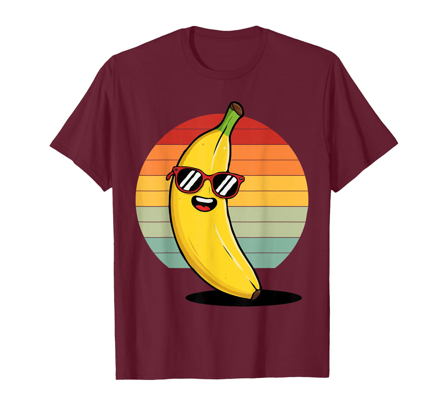Retro Banana Novelty Fun For Men Women Kids Funny T-Shirt