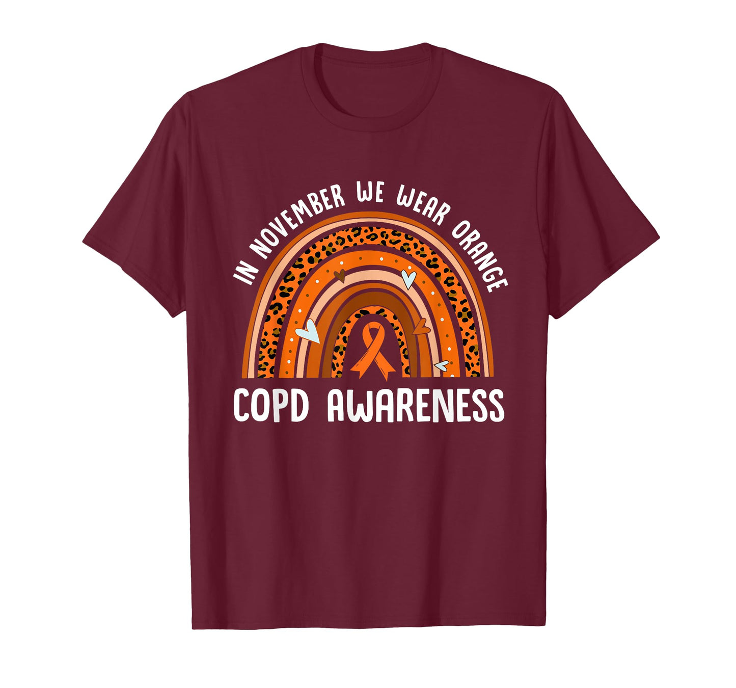 COPD Rainbow Chronic Obstructive Pulmonary Disease Awareness T-Shirt